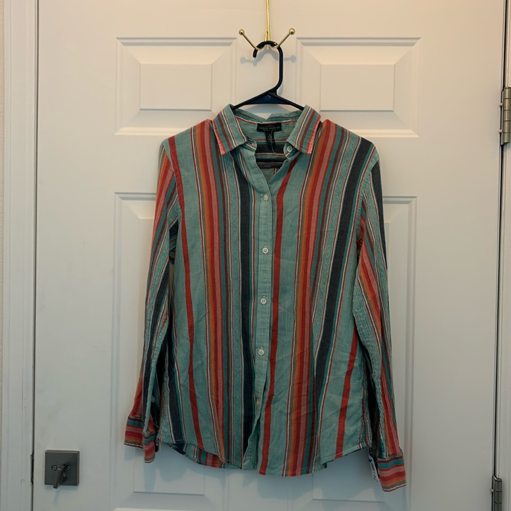 Lauren button up cotton blouse